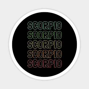 Scorpio Zodiac Pattern Magnet